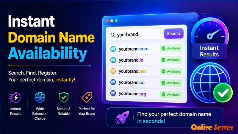 Find instant domain name availability online by Germany Server Hosting
