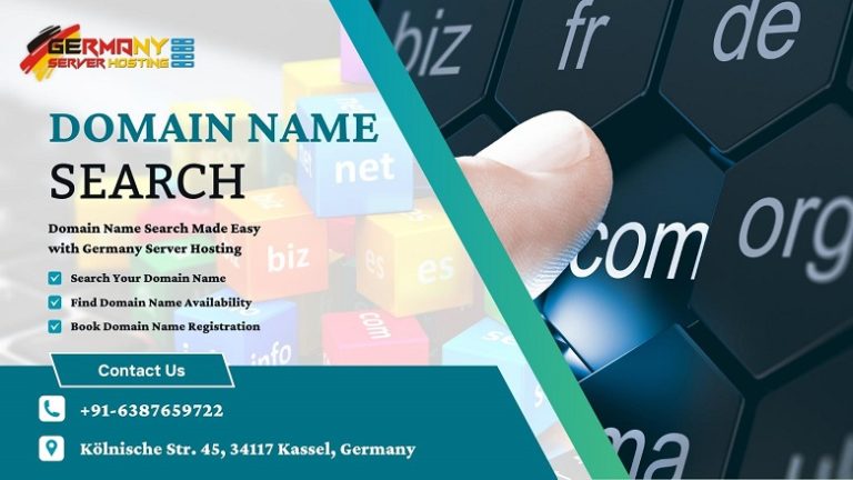 Domain Name Search Made Easy with Germany Server Hosting